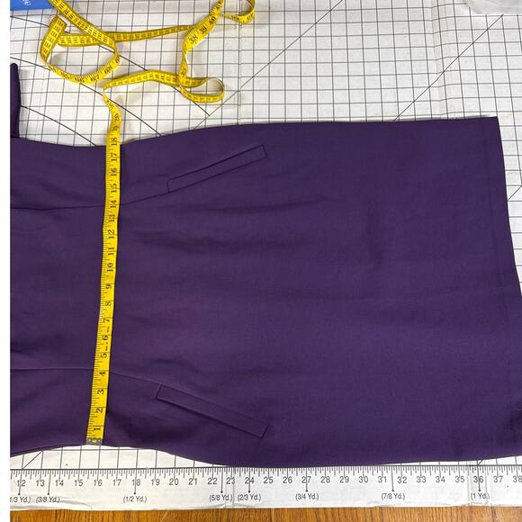 Lands End Blackberry Purple Sheath Dress With Pockets Women 14 - Picture 7 of 7